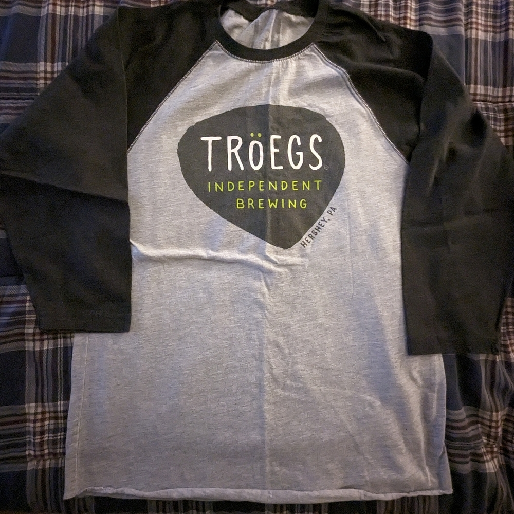 Troegs brewing baseball‎ tee
